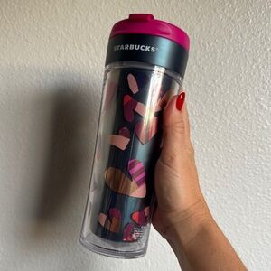 Starbucks Stainless Steel Create Your Tumbler Travel Mug Clear Outer 16 oz 2023